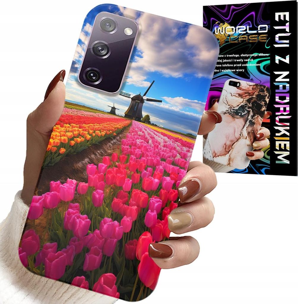 Etui Für Samsung Galaxy S20 Lite - Feld Mit Bunten Tulpen, Tulpe, Etui