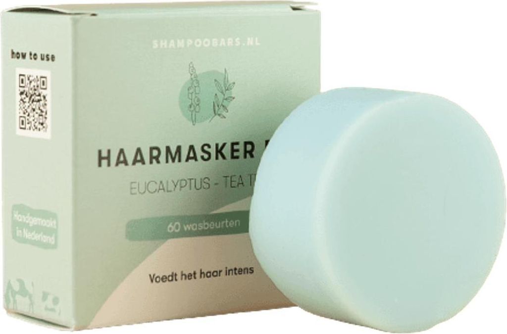 ShampooBars Haarmasker Bar Eucalyptus - Tea Tree 45gr