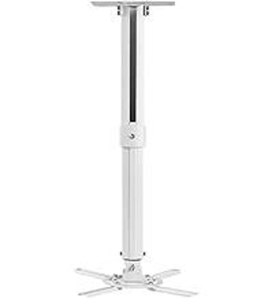 suptek Projektor-Deckenhalterung – Universelle Projektor-Wandhalterung mit 21–54 cm Verlängerungsstange bis zu 13,6 kg Tragfähigkeit PR05W