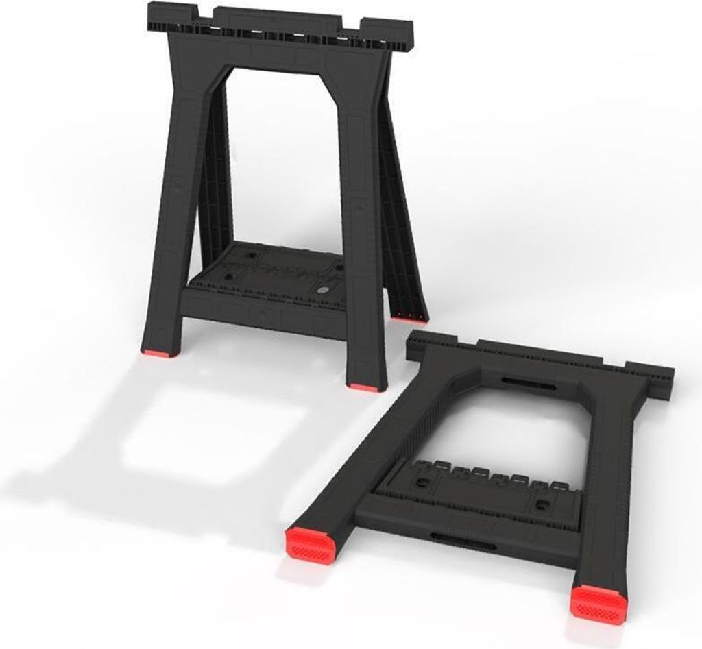 Qbrick System dílenská sada 2 kozlíků 580 x 770 mm 350 kg Obrázek produktu 