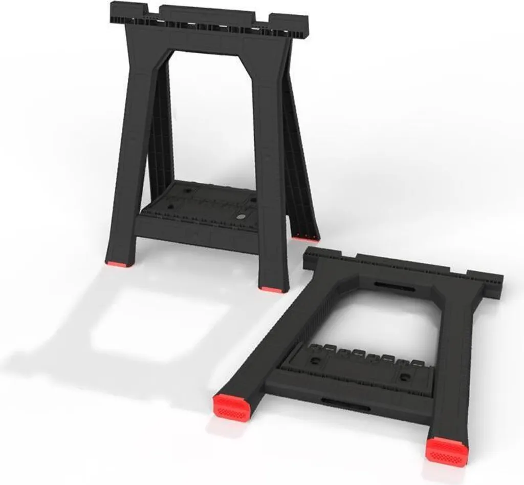 Tréteaux de chantier multifonctions QBRICK pour établi et support de sciage - 8