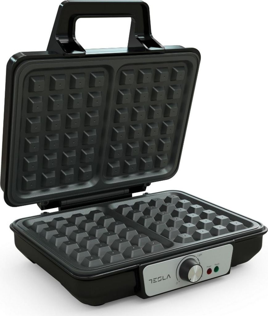 Vaflovač Tesla WM200BX, 1000 W, s nepřilnavým povrchem, Obrázek produktu 
