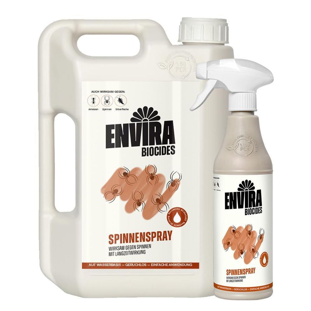 Envira Spinnen Abwehrspray im Nachfüllpack 2L+500ml Produktbild 