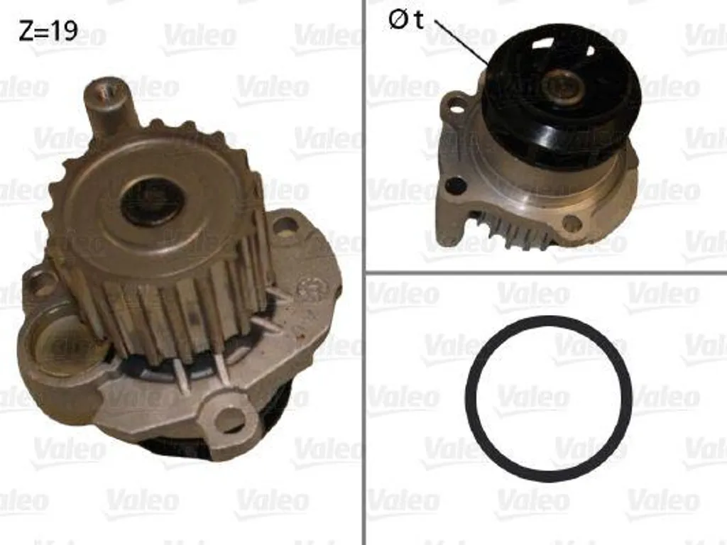 Pompe à Eau pour Révision Distribution Polo 9N et Ibiza - Valeo 506874