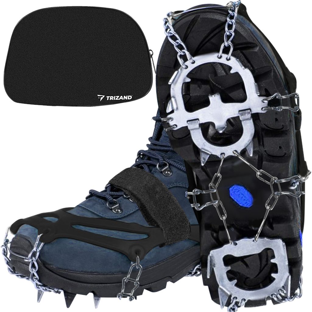Steigeisen für Bergschuhe 12 Zähne Grödel Eisspikes Produktbild 