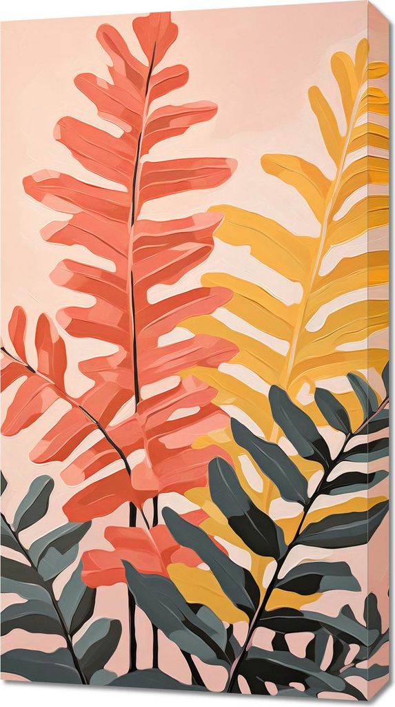 Bild 50x90cm Farbpalette Natur