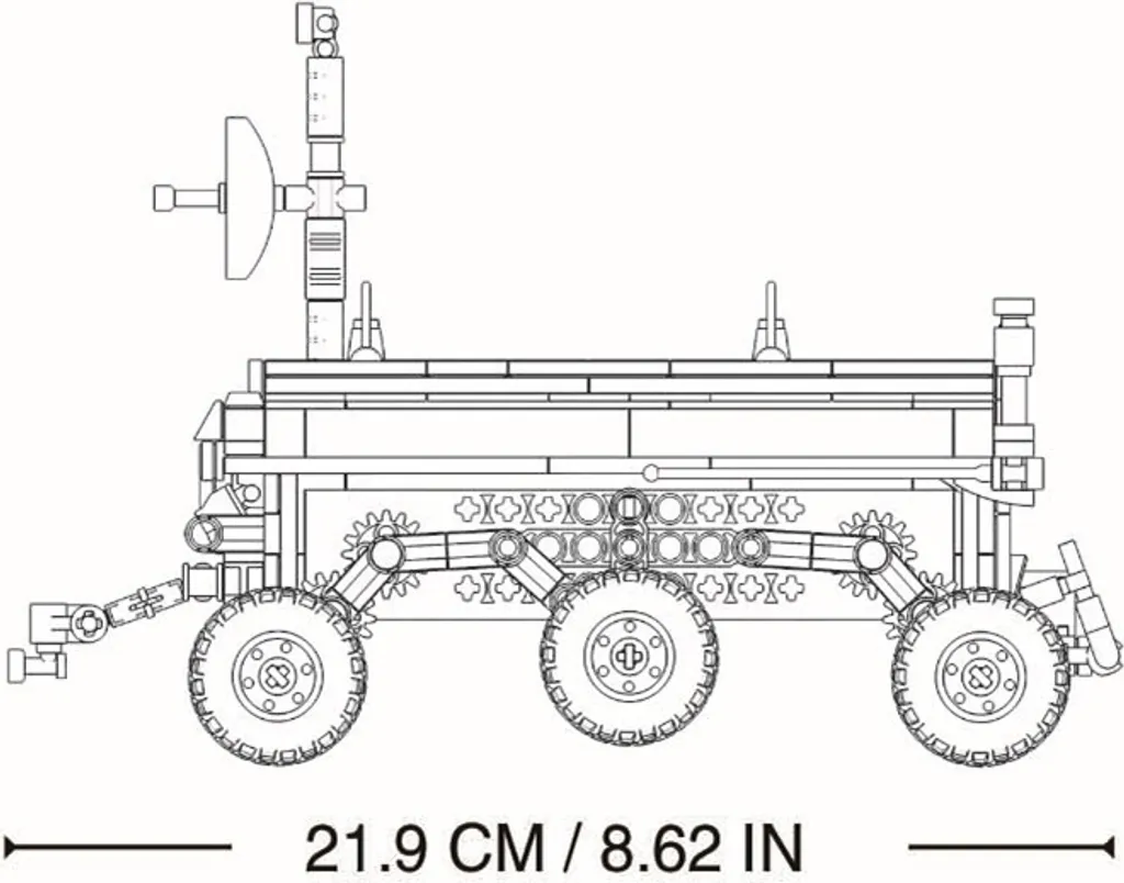 Sluban Power Bricks Rabbit Rover M38-B1157 Jeu de Construction à Rétrofriction - 5