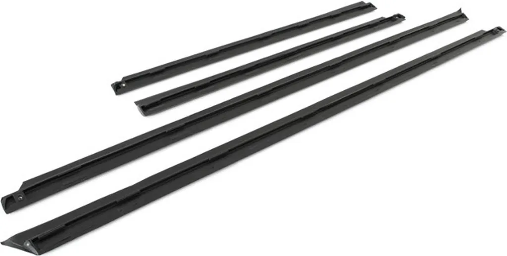 4 Moulures de Bas de Porte en ABS Noir pour Audi A4 B5 Limo et Avant