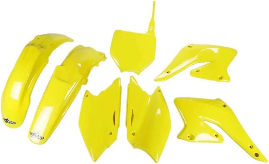 Remplacez vos Plastiques Cassés Suzuki RMZ 250 04-06 Kit UFO Jaune Pro