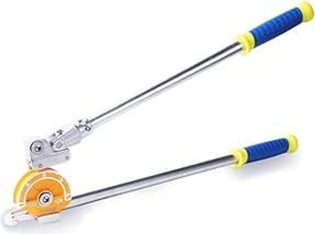 Rohrbieger 1/2 (12,7 mm) Schwerlast Rohrbiegezange, 180° Rohrbieger mit 63 cm Griffen für Kupfer-, Aluminium-, Eisen- & Edelstahlrohre – HVAC &...