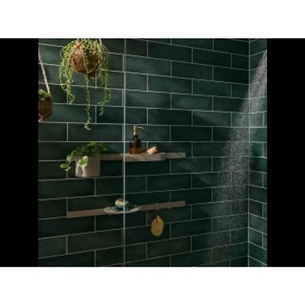 Rangement Salle de Bain Sans Percer Hansgrohe WallStoris Sable 20cm