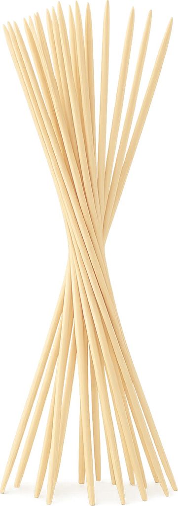 UNUS Rankstab Holz 90 cm, 10er Set, Rankhilfe für Pflanzen, naturfarbener Pflanzenstab