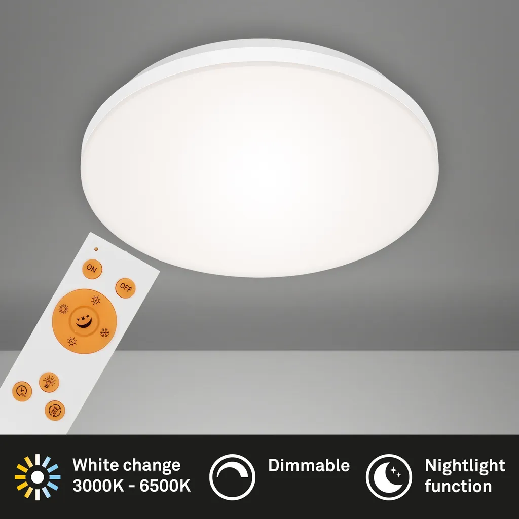 Panneau LED Anti-Éblouissement Aafke - Éclairage Réglable Salon 30cm