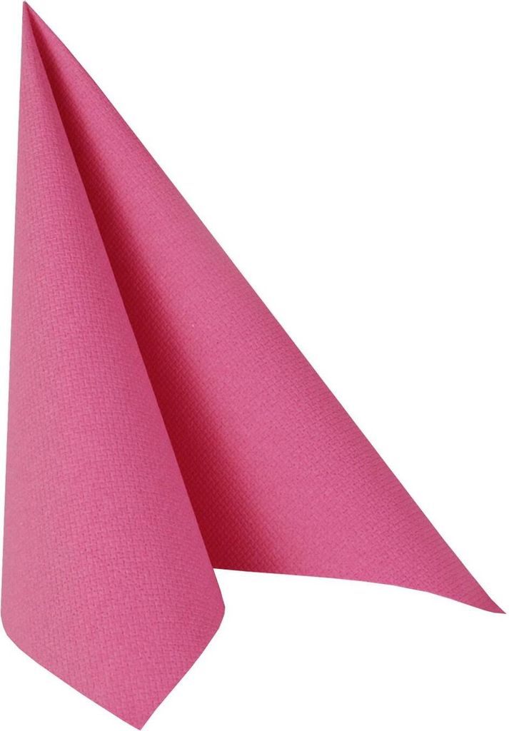 20 Servietten "ROYAL Collection" 1/4-Falz 33 cm x 33 cm fuchsia