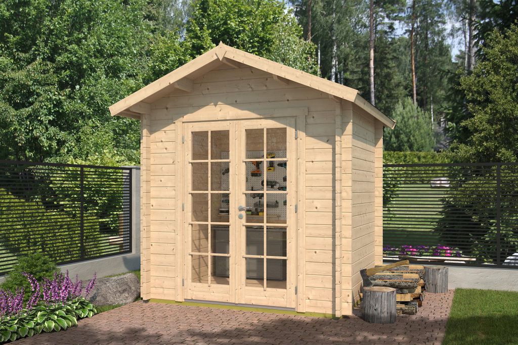 Fjordholz Gartenhaus Modell Lexi 44 C Premium