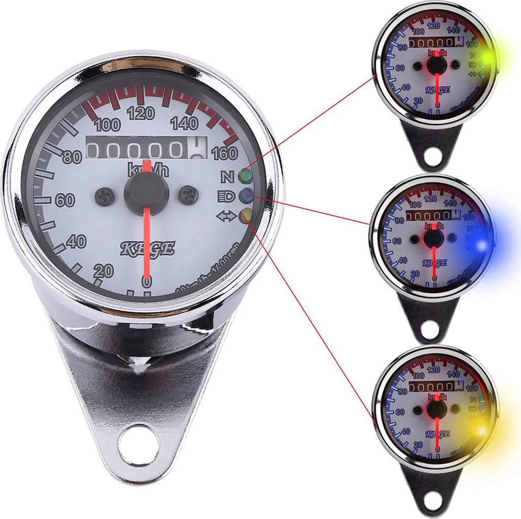 KIMISS Indicatore del Tachimetro GPS da 85 Mm/3,35 Pollici, Indicatore