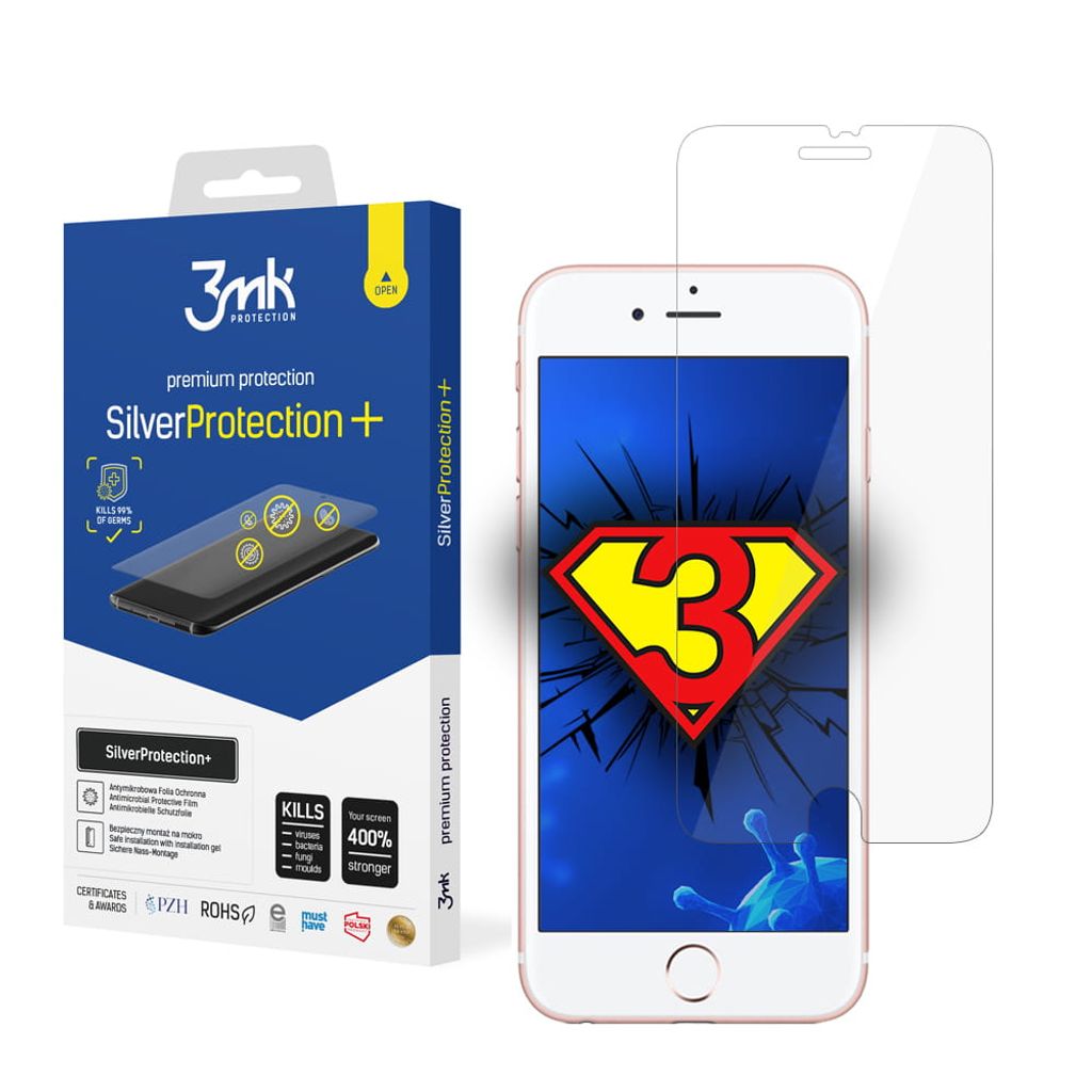 3mk Display Antimikrobielle Schutzfolie SilverProtection+ Produktbild 