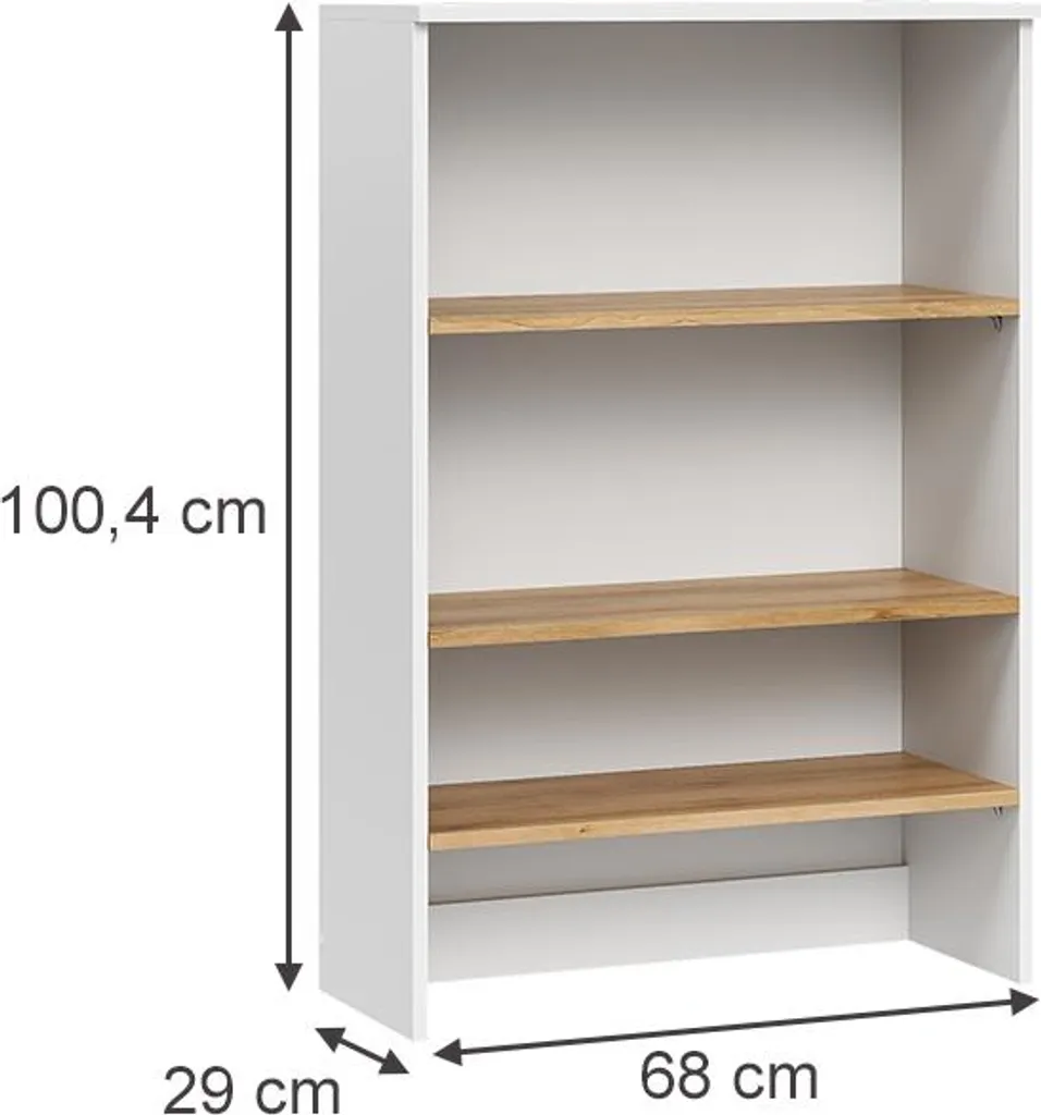 Meuble de rangement suspendu Vicco Viktor avec étagères Blanc Artisan - 2