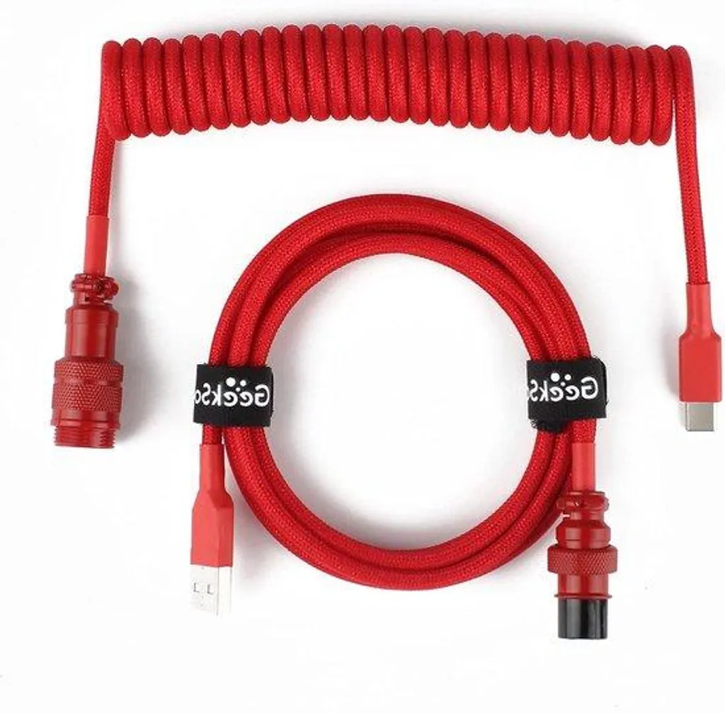 Câble USB-C GX16 1.8m Rouge : Fini les Déconnexions Intempestives