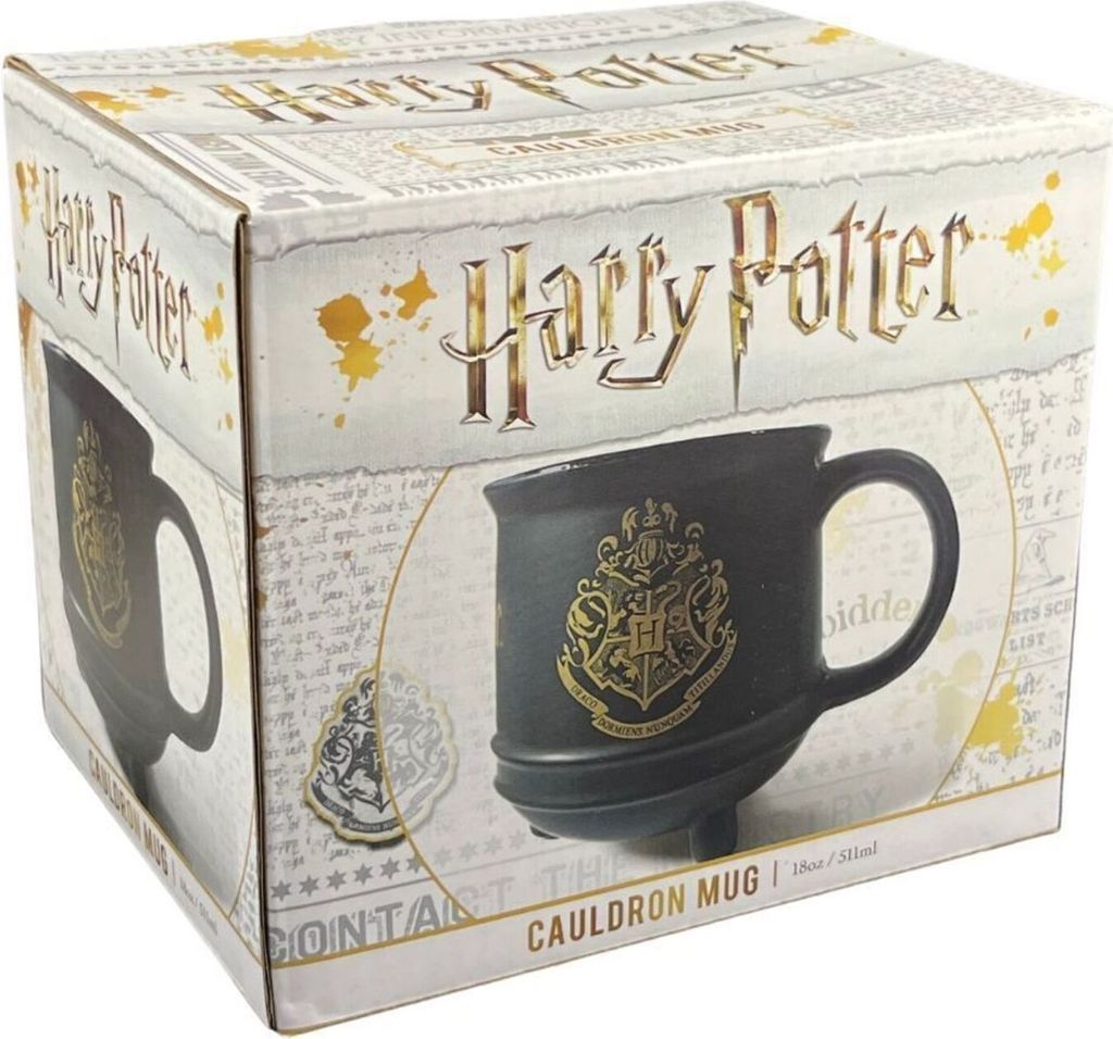 Mug 3D Harry Potter z herbem Hogwartu, ceramika, pojemność Obrázok produktu 