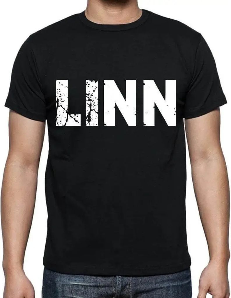 Herren Grafik T-Shirt Linn Öko-Verantwortlich Vintage Jahrgang Kurzarm Lustige Druck Geburtstag Geschenk Mann