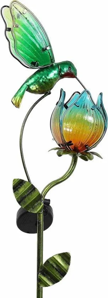 Luminaire solaire extérieur pour balisage de terrasse et massif 105cm