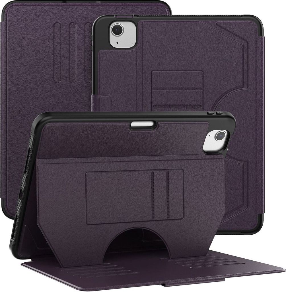 Mobigear Magnetic Folio iPad Pro 11 Zoll (2018) Hülle Klapphülle + Stifthalter - Lila