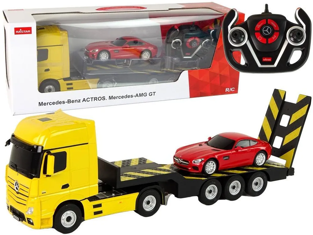 Camion Mercedes-Benz radiocommandé 1:26 Rastar pour jeu en famille