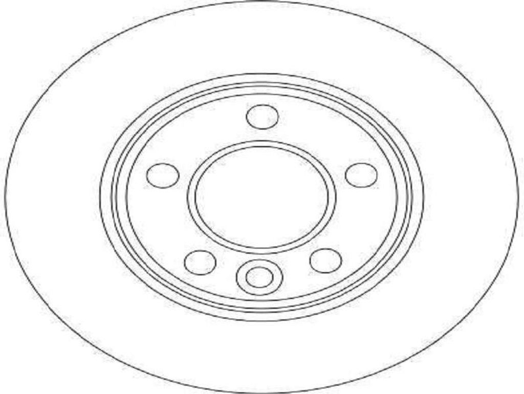 TRW Bremsscheiben (2 Stück) Hinterachse DF4312