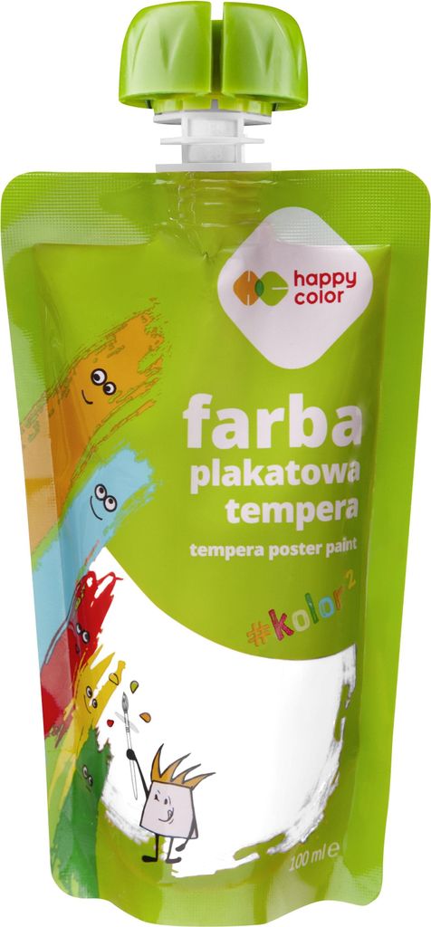 Temperafarbe weiß 100 ml Happy Color zum Malen