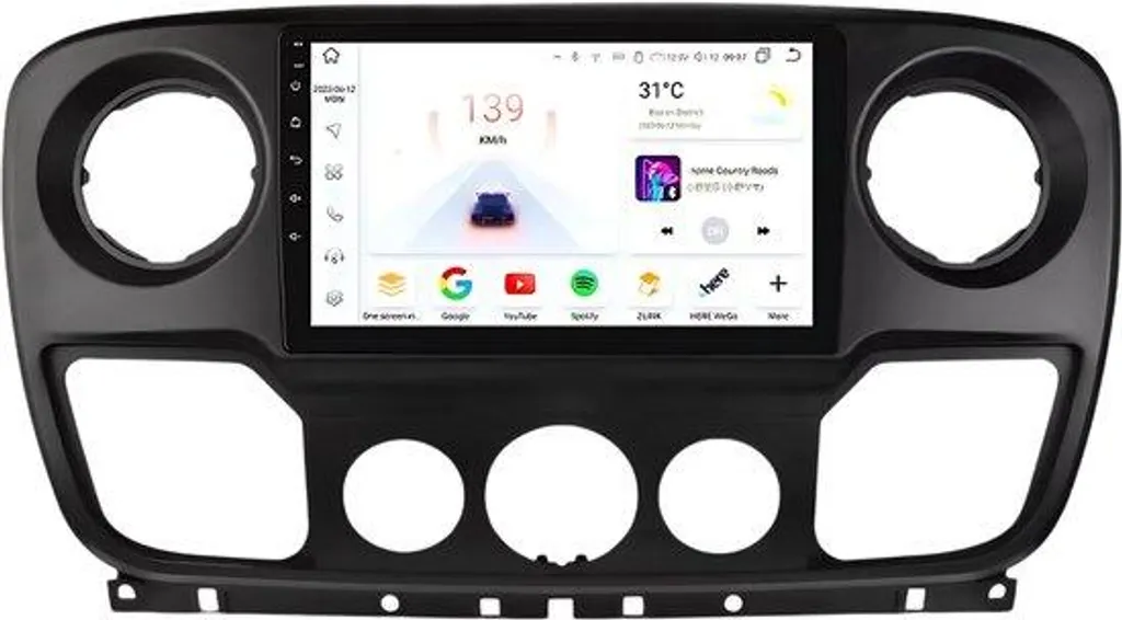 Autoradio GPS pour utilitaire Opel Movano et Renault Master III