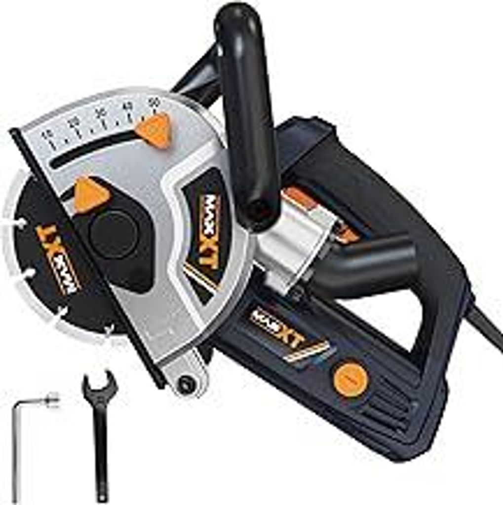 MAXXT Mauernutfräse Schlitzfräse?1700W Mauerfrase Wandfräse 7000 U/min?Schlitzmaschine für 150mm Kabelnu?max. Nutbreite 42 mm, max. Nuttiefe 50...