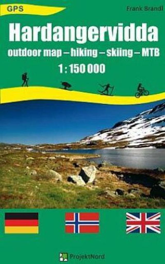 Hardangervidda 1 : 150 000