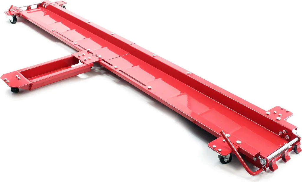 Pedana Manovra Moto Professionale 570kg - Carrello Acciaio Rinforzato - 2