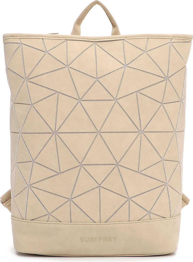 SURI FREY Freizeitrucksack Rucksack mit Laptopfach Suri Sports Jessy-Lu City Backpack Ceramics beige