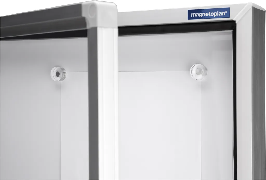 Vitrine d'affichage magnétique étanche avec cadre aluminium 4 x A4 - 2
