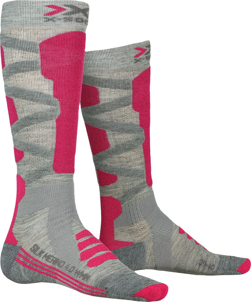 X-SOCKS Ski Silk Merino 4.0 Socks Damen Skisocken grau 41-42