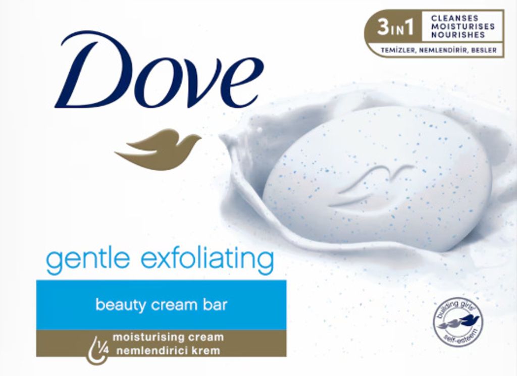 Dove, Gommage doux, savon, 100g Image du produit 