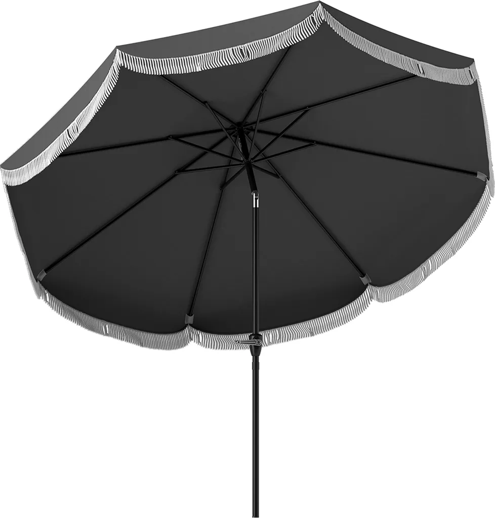 Outsunny Parasol de Jardin Ø269 cm Octogonal avec Protection Solaire UV