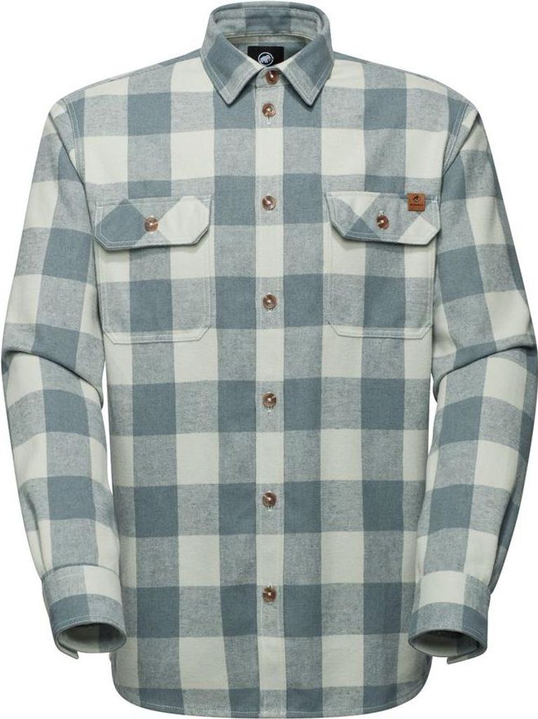 Tamaro Longsleeve Shirt Men, Longsleeve Shirt Herren - Mammut, Farbe:silver sage-strata, Größe:L