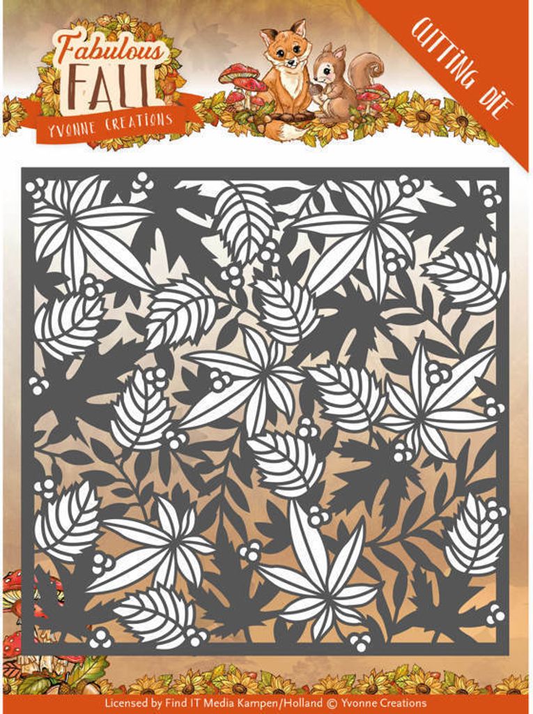 Stanzschablone - Yvonne Creations - Fabulous Fall - Blätter Produktbild 