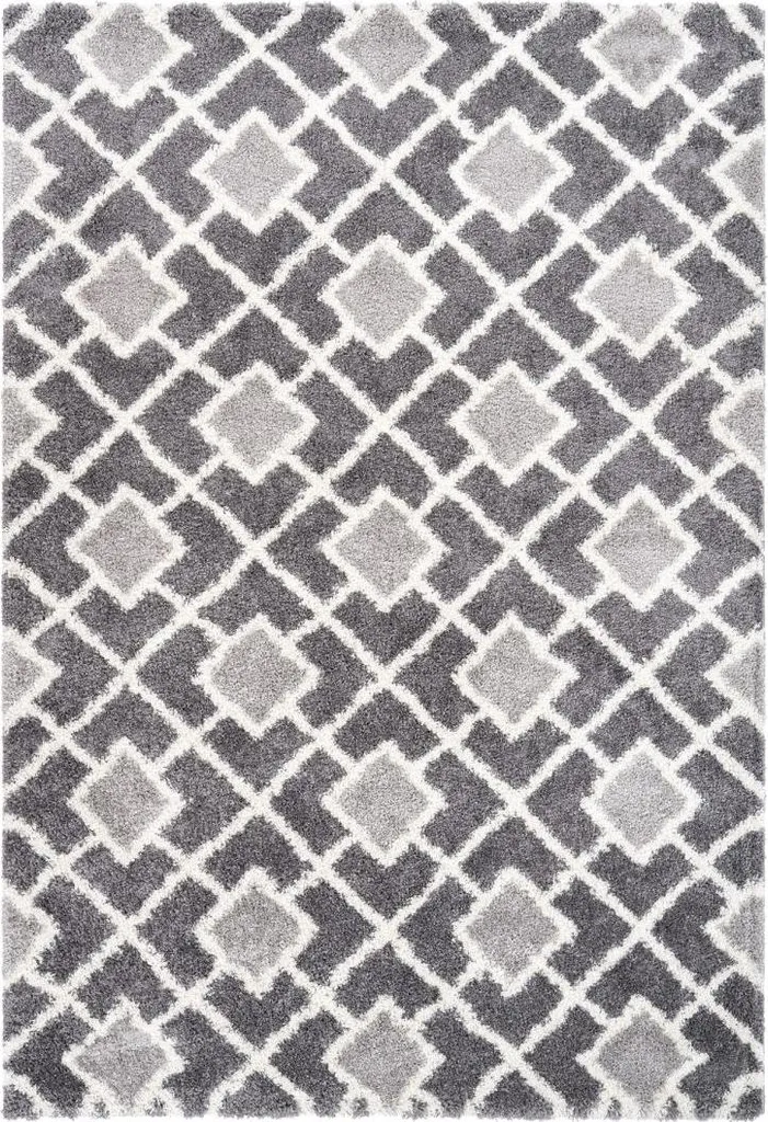 Tapis scandinave doux à poils longs DIROP fibre douce 120x170 cm