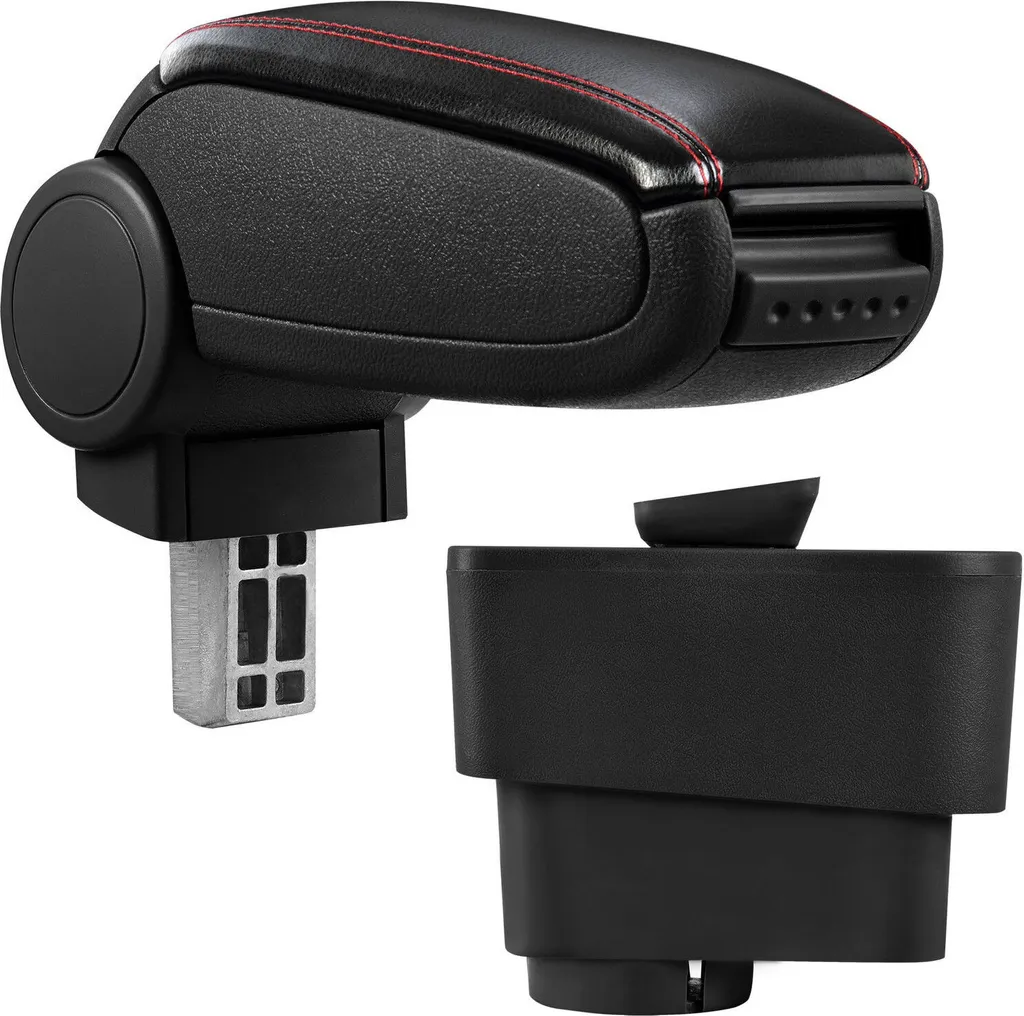 Copertura Bracciolo Centrale Pelle Luxury Alfa Romeo MiTo Rosso/Nero