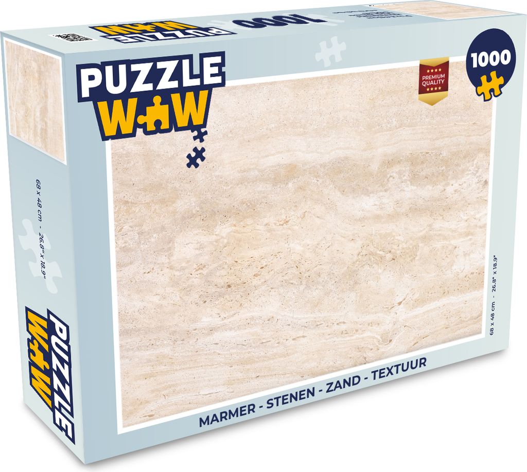 MuchoWow Puzzle 1000 Teile Marmor - Steine - Sand - Textur - Erwachsene - Rätsel