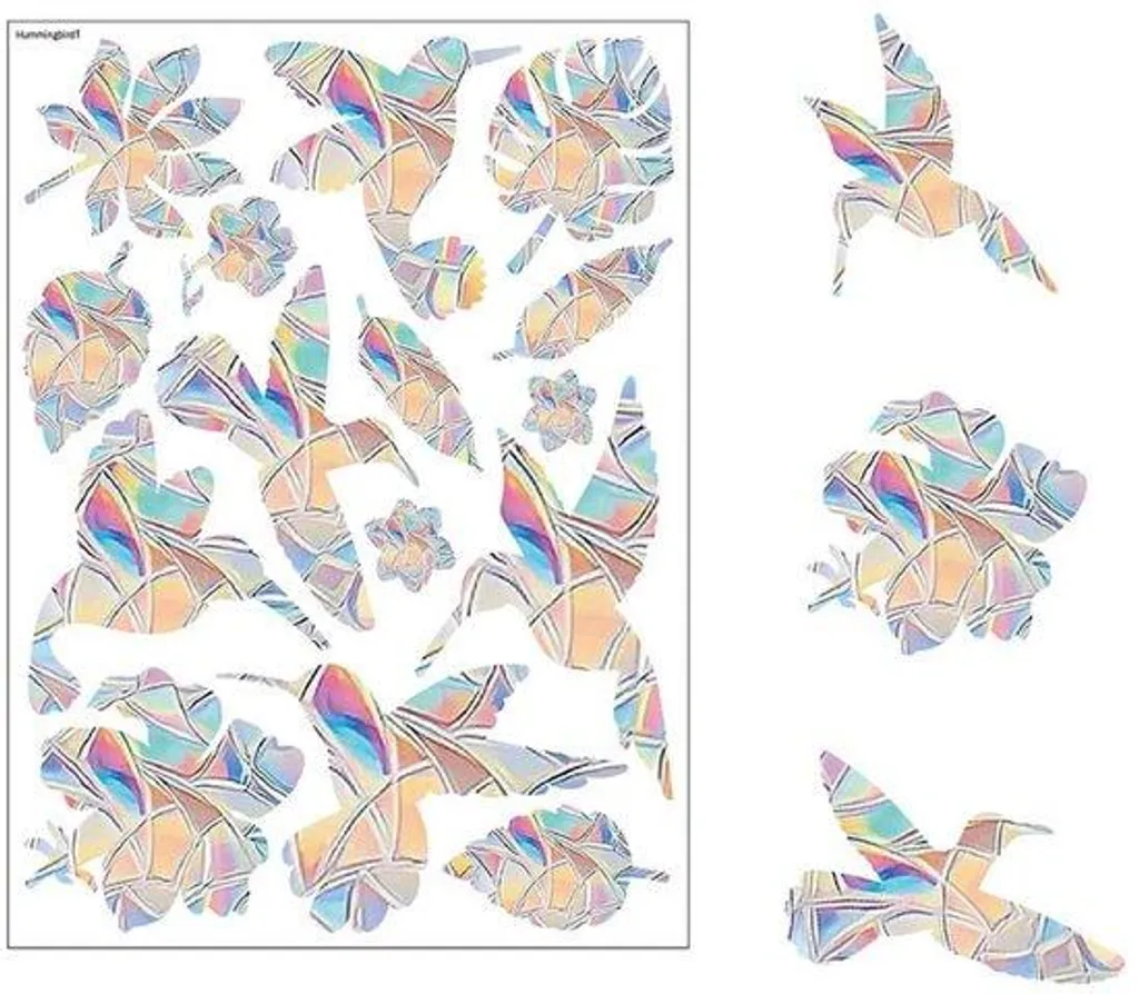 Anti-collision oiseaux pour fenêtre : film transparent stop impacts