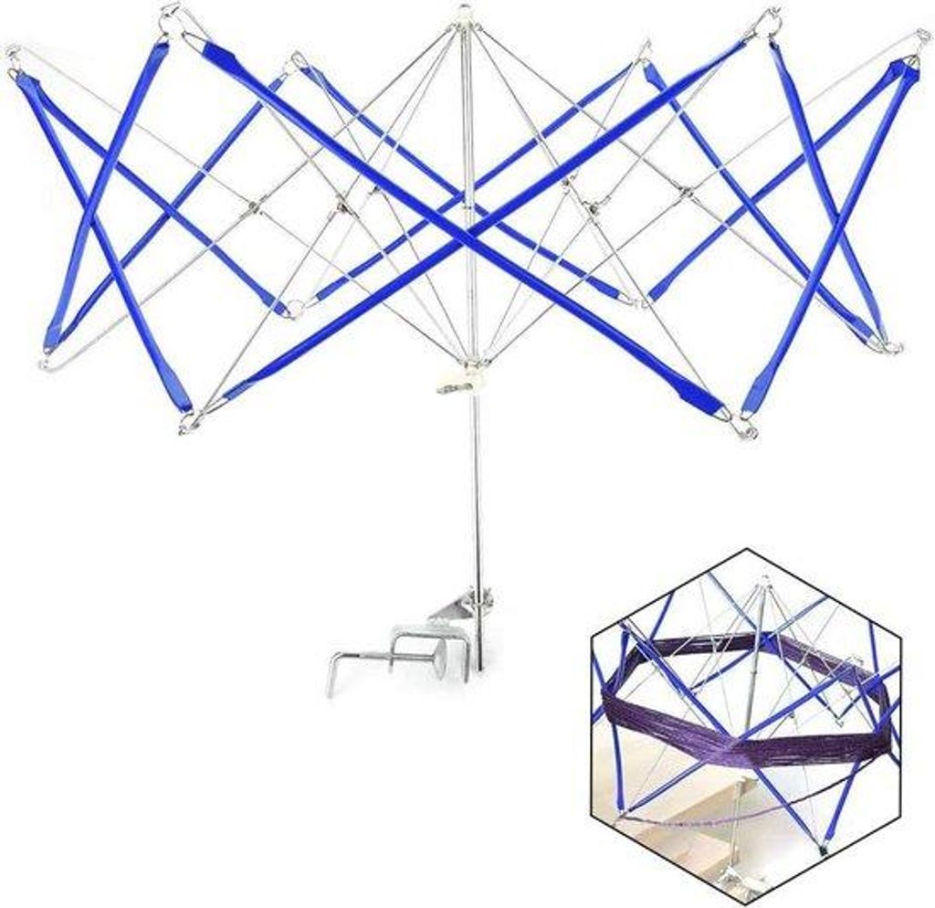 Handgeführter Wollwinder für Handarbeiten - Metallischer Wollwinder für Wollballwinding