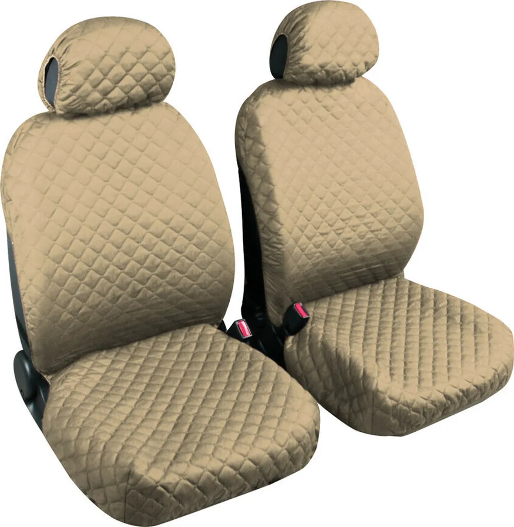 Fodere Auto Anteriori Biba Cotone Beige Universali Alta Qualità