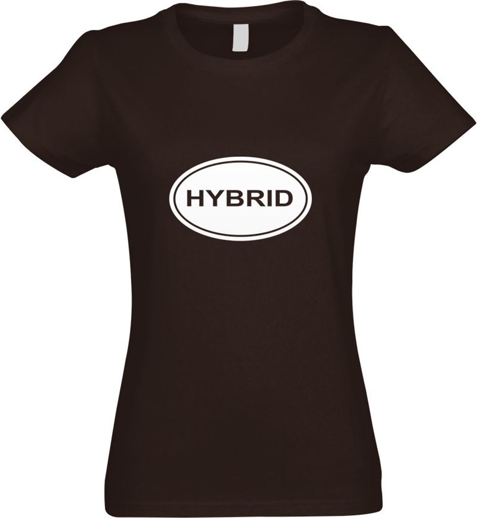 Kiwistar - T-Shirt tailliert - Damen - Chocolate - Hybrid - mit Motiv Bedruckt - Funshirt Design - Sport - Freizeit - Damen - XXL
