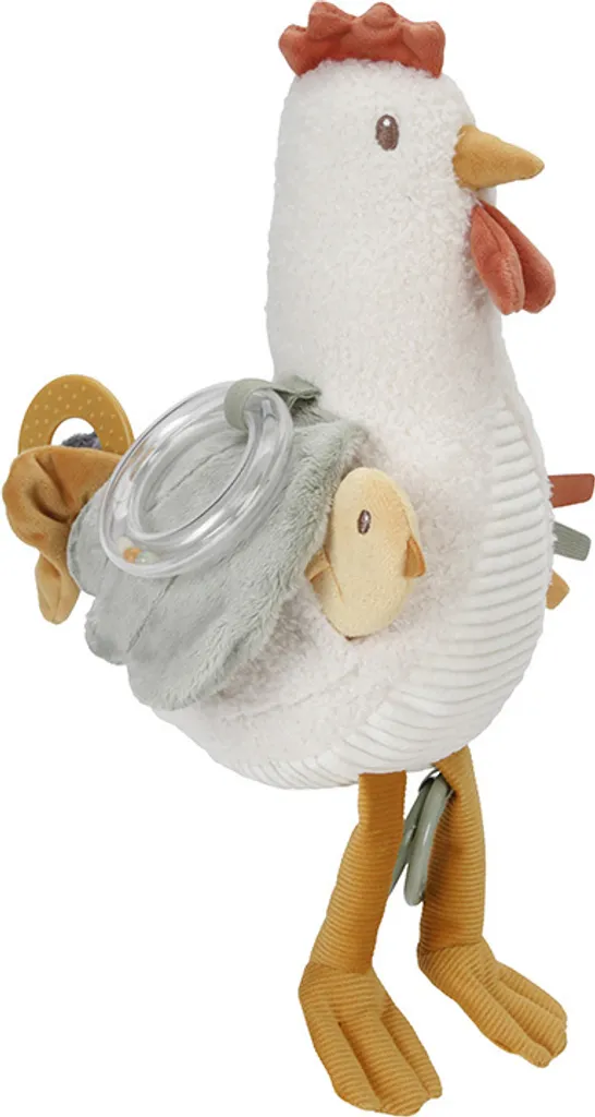 Little Dutch Activity Poule en Peluche 25cm - Collection Little Farm
