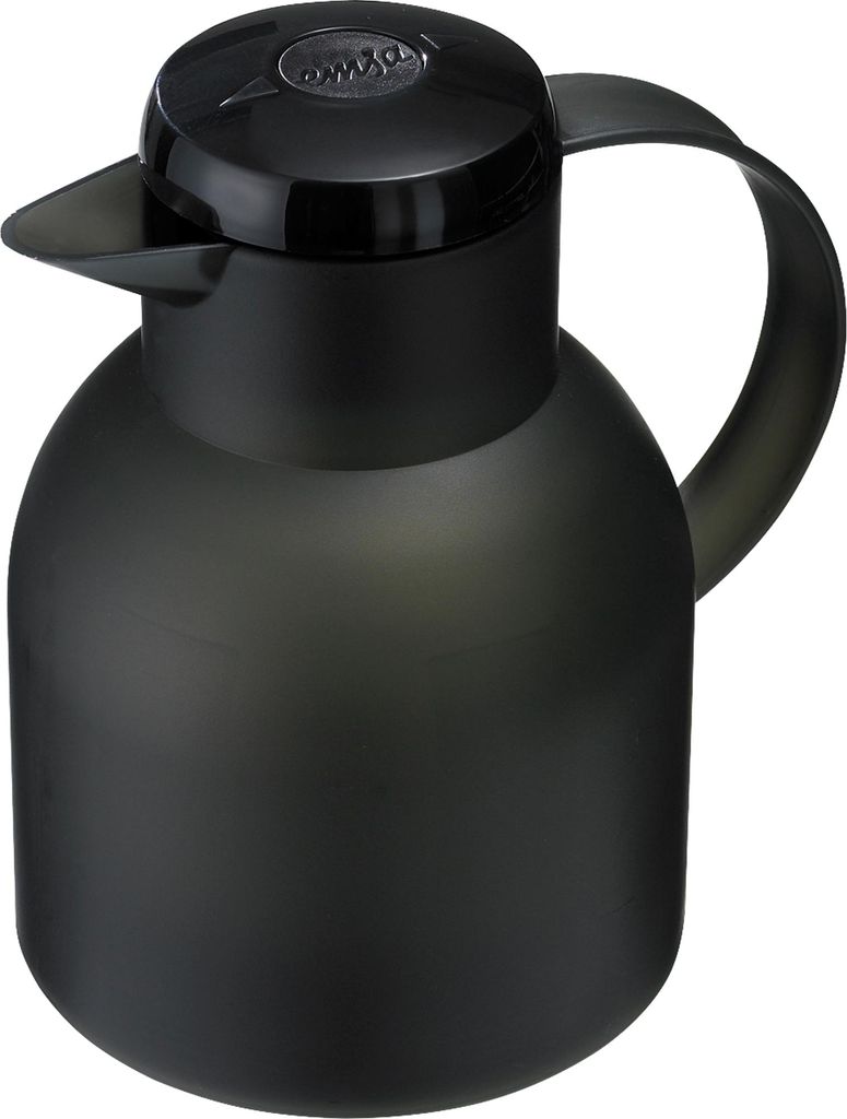 EMSA Isolierkanne Samba Quick Press 504235 1l schwarz Packung mit 24 Stück